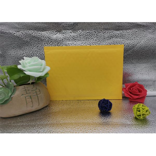 Biodegradable Eco Friendly Bubble Mailers Bags Custom 8x4 Kraft Paper