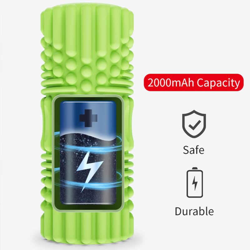 EVA Electric Yoga Roller with Built-in Speaker and Customizable Color for Fitness Massage