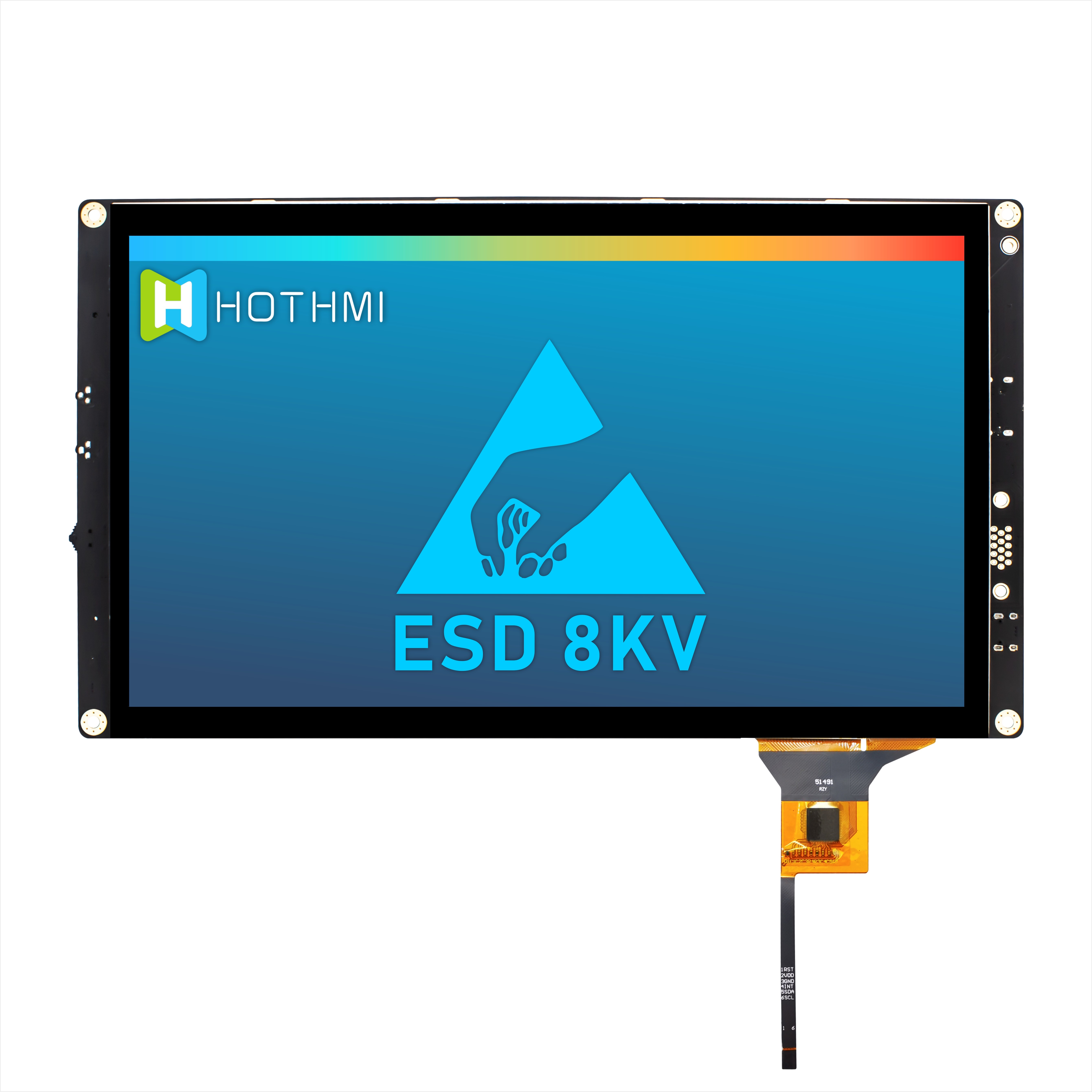 10.1 дюймовый HI IPS 1024x600 TFT LCD дисплей с емкостным сенсорным дисплеем с Raspberry Pi