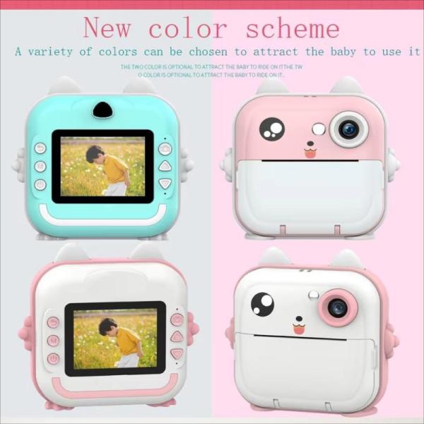 Children 1080P HD Digital Camera Toys Instant Print for Kids Thermal Print Camera Instant Print Photo Video With 32G Memory Card