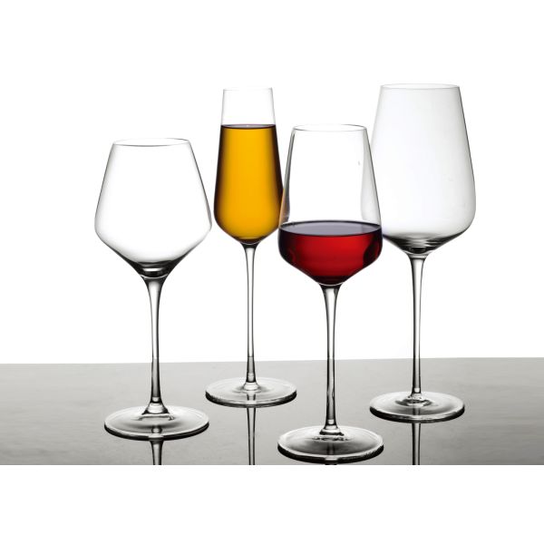 730ml Lead Free Crystal Wine Glasses Hand Blown for Bar Hotel