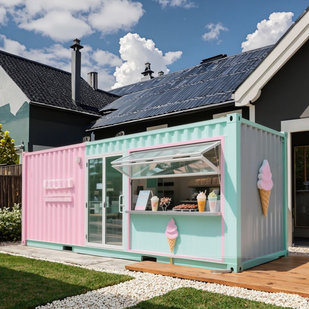 Luxury Modern Portable Container House Expandable 2-Bed Mobile Shipping Wooden & Steel Construction Extendable Sandwich Panel