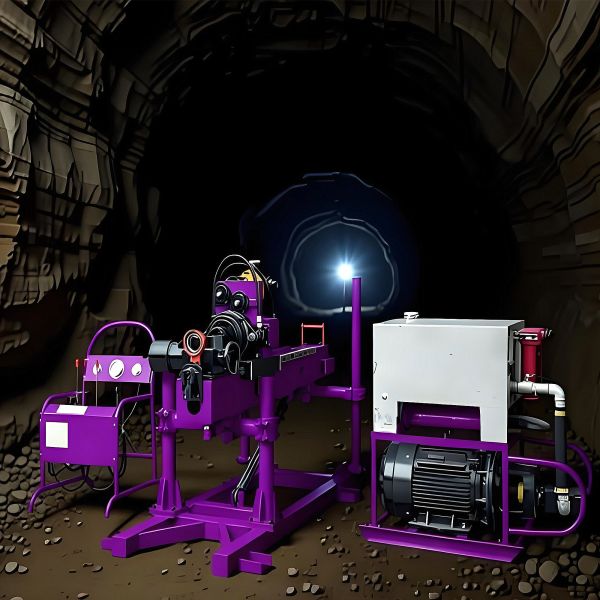 High Fidelity Sampling Core Drilling Rig Machine Tunnel Construction Hydraulic Core Drilling Rig