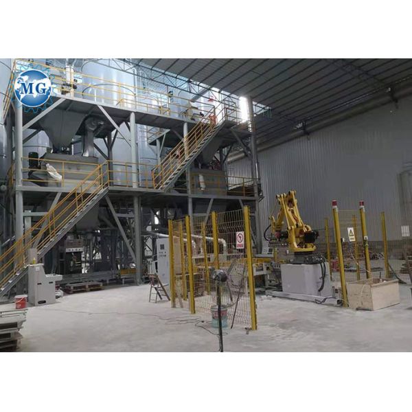 High Precision Dry Mix Plant 100m2 Industrial Automatic Tile Adhesive