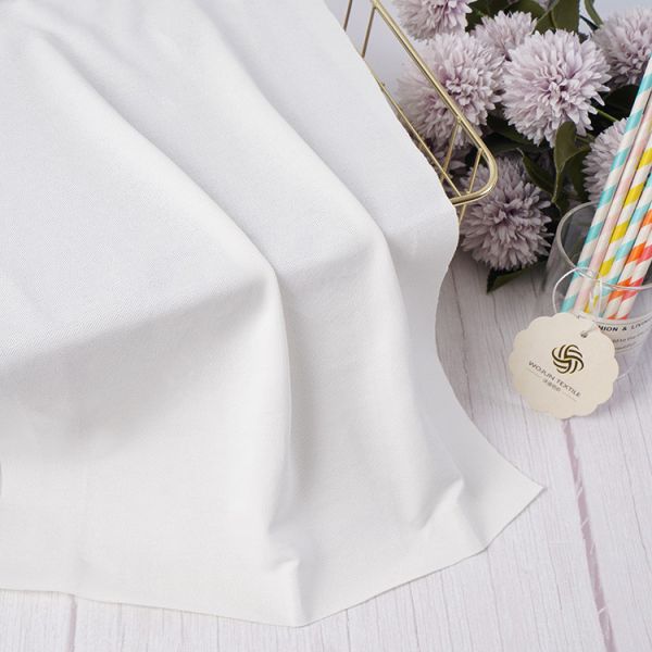 Tissu de coton lycra à l' air, 190 gm Y-81091 Tissu teinté massif