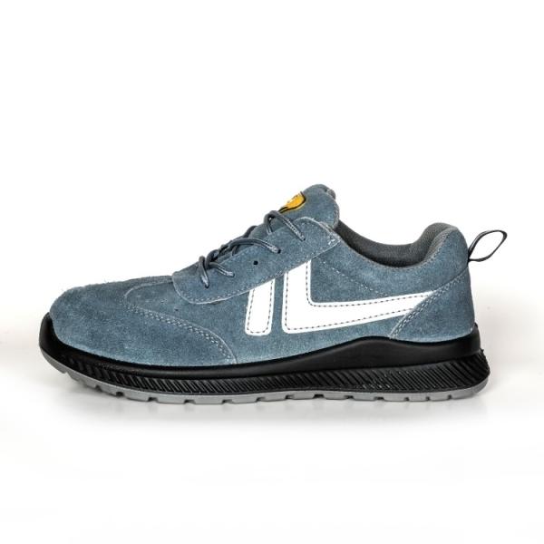 Factory Slip Resistant Cement Safety Shoes Made In Puncture Resistant Origin Leather Work Shoes