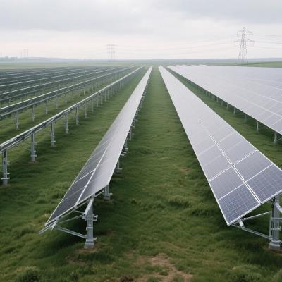 Ground Solar Mount Aluminum Material Corrosion & Aging Resistant Durable for Outdoor Long-Term Use