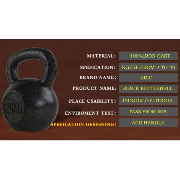 4kg 6kg 8kg 10kg 12kg 16kg 20kg 40kg painting cast iron powder kettlebell