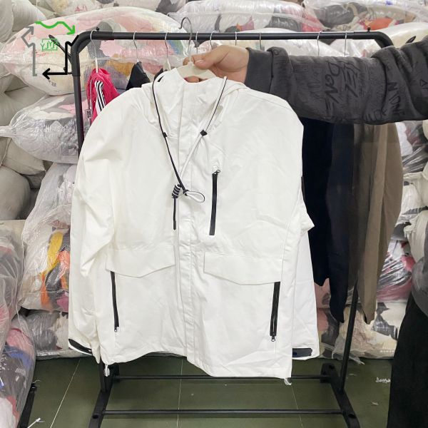 Mixed Sizes Second Hand Coats Zip Up Bomber Varsity Jacket For Women And Men