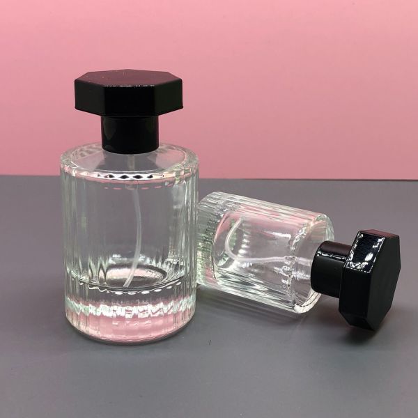 Нашивка шестиугольной круглой крышки атомизатора 50ml бутылки брызг духов 30ML вертикальная