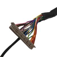 Speed Data Transfer Lvds Cable Assembly Customizable And Affordable For Your Business UL VW-1 Flammability Rated Black