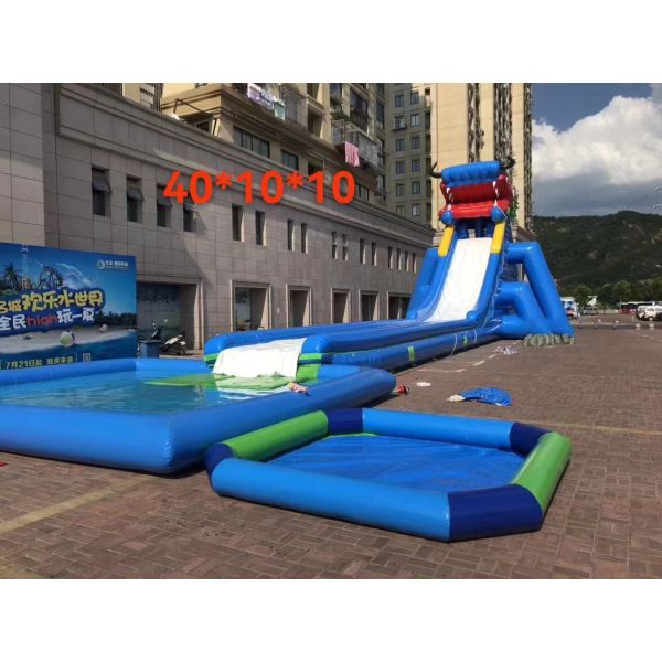 Customized PVC Inflatable Swimming Pool and Slide for Ultimate Water Play