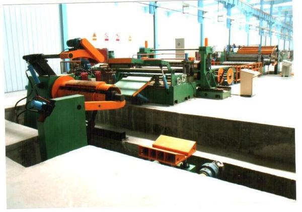 1300mmx5mm Steel Coil Slitting Machine Adopt Pneumatic Nesting Stacking