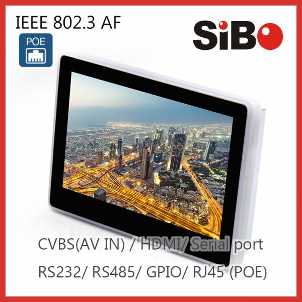 Q896S 7 inch Black Android 6.0 with LED, Wifi, Bluetooth, POE,Camera,NFC reader tablet