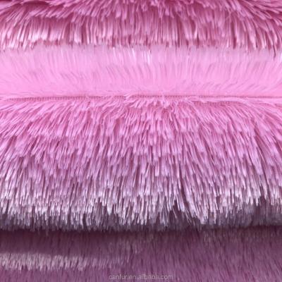 160cm Largura Impresso Poliéster Pelo Longo Tecido de Pele PV Plush para Produtos de Fabricação de brinquedos