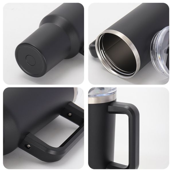 MUGS Custom Logo 40Oz Stainless Steel Insulated Coffee Tumblers Vacuum Flask Mug