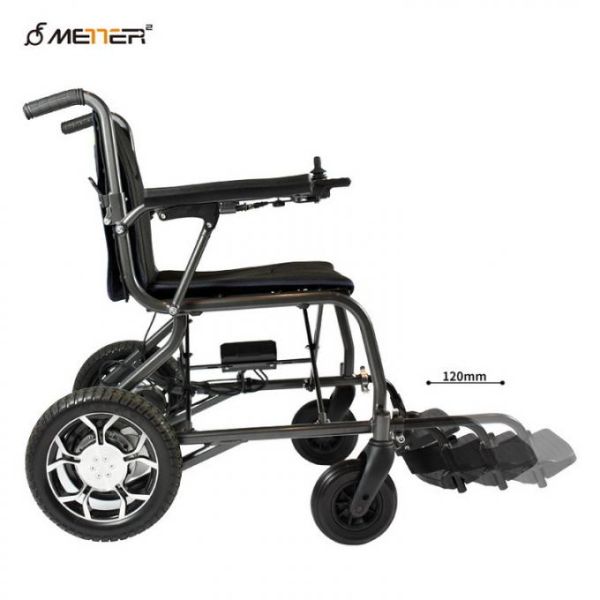Handicapped Aluminum Alloy 16AH Classic Foldable Electric Wheelchair
