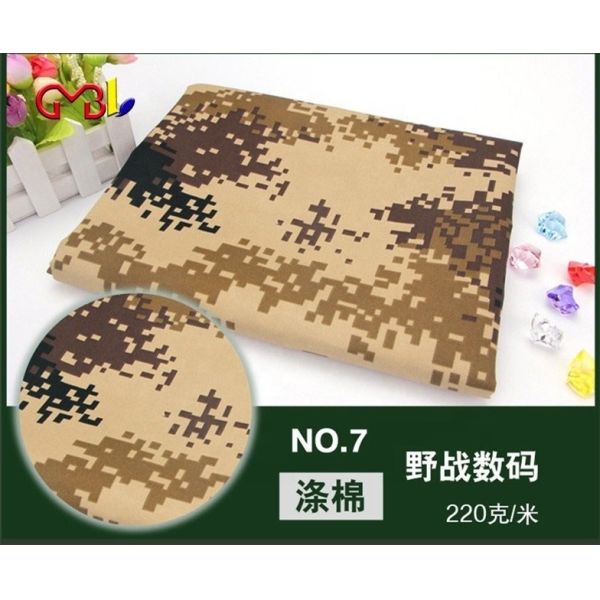 Medium Weight Polyester Cotton Uniform Fabric for Digital Printed Uniform Jackets