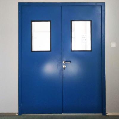 Stainless Steel Clean Room Door Environmental Protection Double Swing Door For Hospital