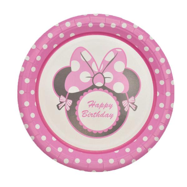 Mickey Mouse Disposable Party Supplies Paper Plates Cups Straws Dinnerware Sets