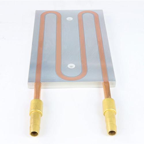 Mini Liquid Cooling Plate , Shiny Surface Polished Water Cold Plate