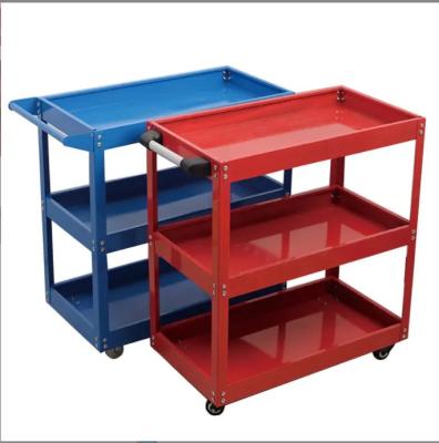 Steel Tool Cabinet With Durable Workbench Garage Metal Movable