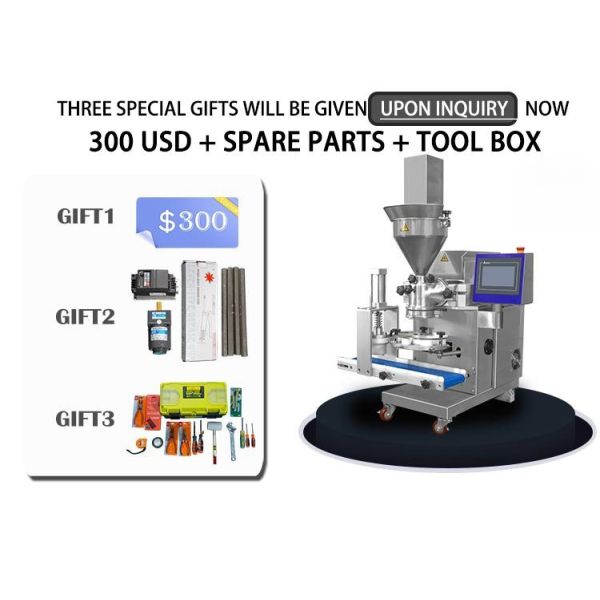 Restaurant High Capacity Encrusting Machine 220V Automatic Jicama Buns Mochi Mooncake Machine