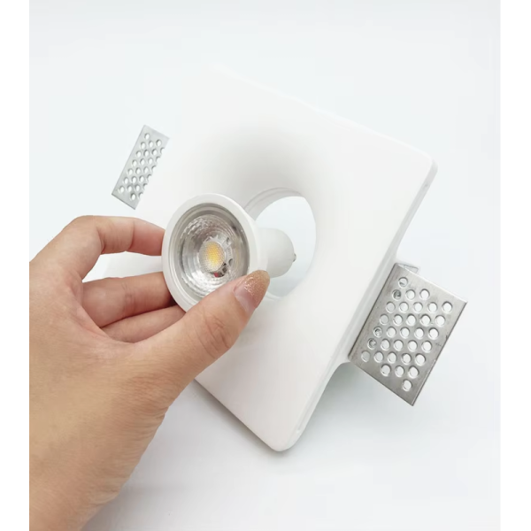 2022 Latest Embedded Gypsum Lamp Frameless COB Living Room Downlight IP44 Ra80 7W 10W