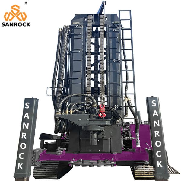 153KW Crawler Water Well Drilling Rig Lifting Force 50T Hydraulic Borehole Drilling Rig Water Drilling Machine