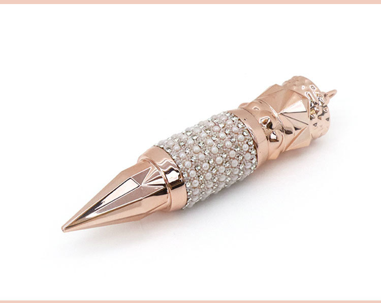 Трубка 7ml туши Bling Bling скипетра диаманта сияющая розовая