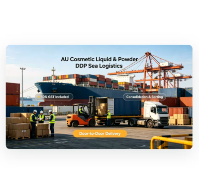 Door To Door Shipping Australia DDP Logistics For Cosmetic Liquid / Powder