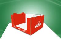 Alta caja de presentación eficaz de la bandeja de las palomitas PDQ de la cartulina/de la cartulina de la encimera