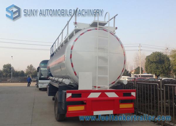 Tri-axle Oil Tank Trailer 35000L Ammonia water Chemical Tank trailer Q345 / Q235