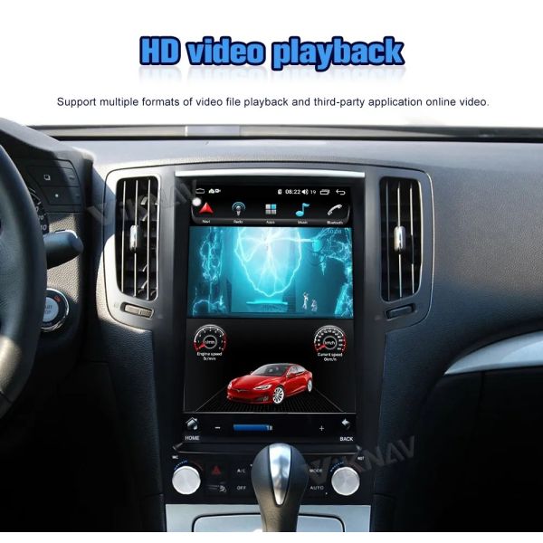 12.1 дюймовый сенсорный стерео для 2004-2015 Infiniti G25 G37 навигация GPS мультимедийный DVD-плеер беспроводной Carplay 4G