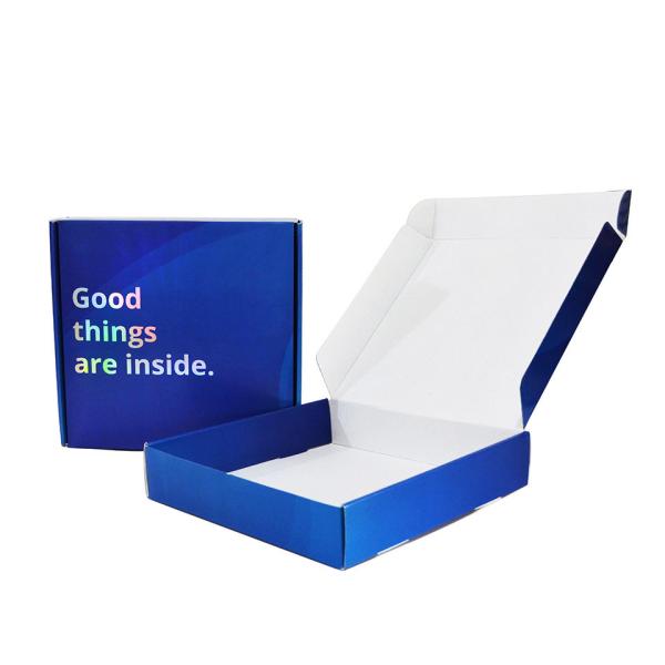 Cartón Logotipo personalizado Impreso Correo Corrugado Caja de envío Embalaje Cartón plegable Mailer Caja de papel