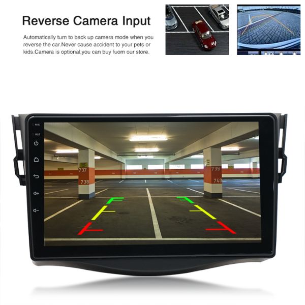 2Din Car Android Stereo Automotive Multimedia Player for Toyota RAV4 Rav 4 2007-2012
