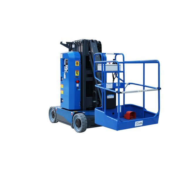 Gravel Terrain Electric Tracked Vertical Mast Lift Self Propelled 7m-10m Custom
