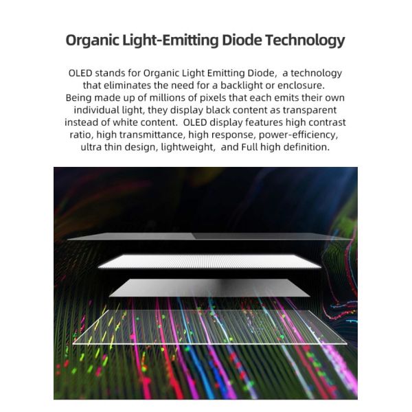 55 inch High Transparency Full Color LG Transparent TV OLED Display for Retail Store & Airport Advertising