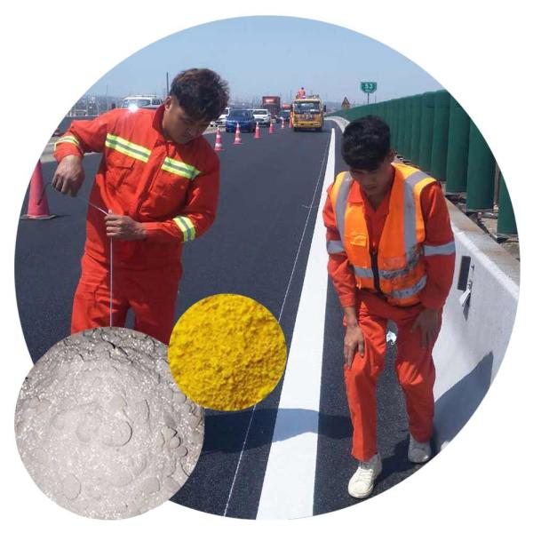 Wholesale Yellow Hot Melt Thermoplastic Road Marking Paint For Highway Construction