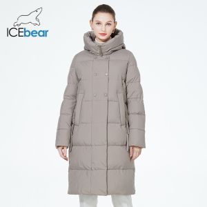 Classic Double Breasted Winter Coat Ladies Cotton Jacket Warm Stylish
