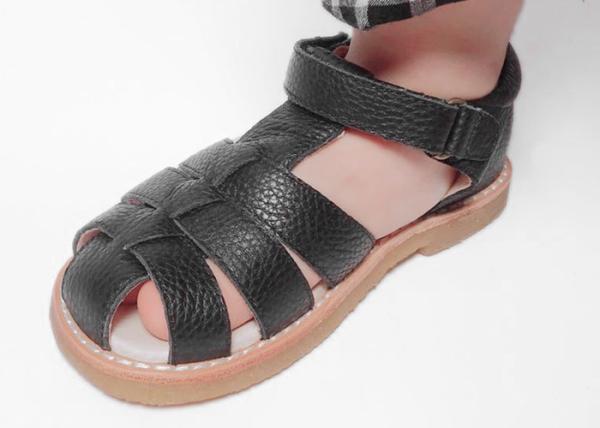 Summer Outdoor Leather Kids Sandals Shoes