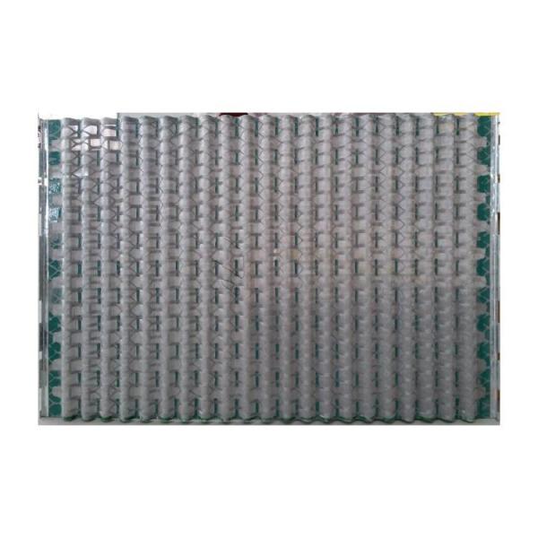 API RP 13C Perfuração de lama Controle sólido de aço inoxidável Quadro composto Tipo de onda plana Ecrã de agitação de xisto