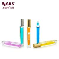 Forma Quadrada Garrafa de Perfume de Óleo de Aplicador de Vidro em Rolo de 10 ml