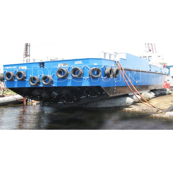 Rubber Ship Launching Airbags Inflatable For Dock Land Launch Boat Vessel
