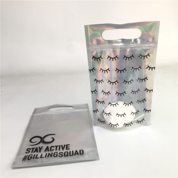 Стойка доказательства запаха вверх по красоты набора Hologram молнии сумке красочной косметической упаковывая