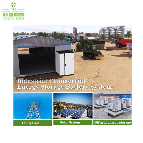 CTS 500v 700v 280Ah LFP Battery System 540A Max Charge Power for Energy Storage in Enterprises and Business Centers