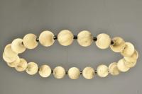 100V à 277V Ring Chandelier Pearl Necklace Chandelier circulaire moderne d'intérieur