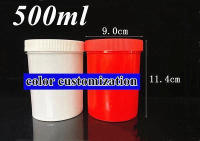 Widemouthed Small Plastic Makeup Containers 100ml 250ml 1000ml PP Cosmetic Pet Jar