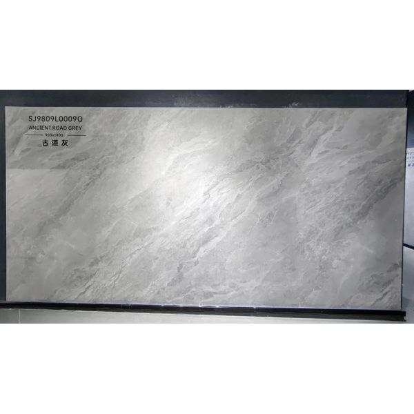 White Polished Glazed Porcelain Tile 900x1800mm Indoor Floor