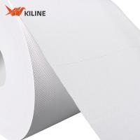 Papier d'essuie-glace industriel renforcé à trois plis en rouleau jumbo blanc 54 grammes